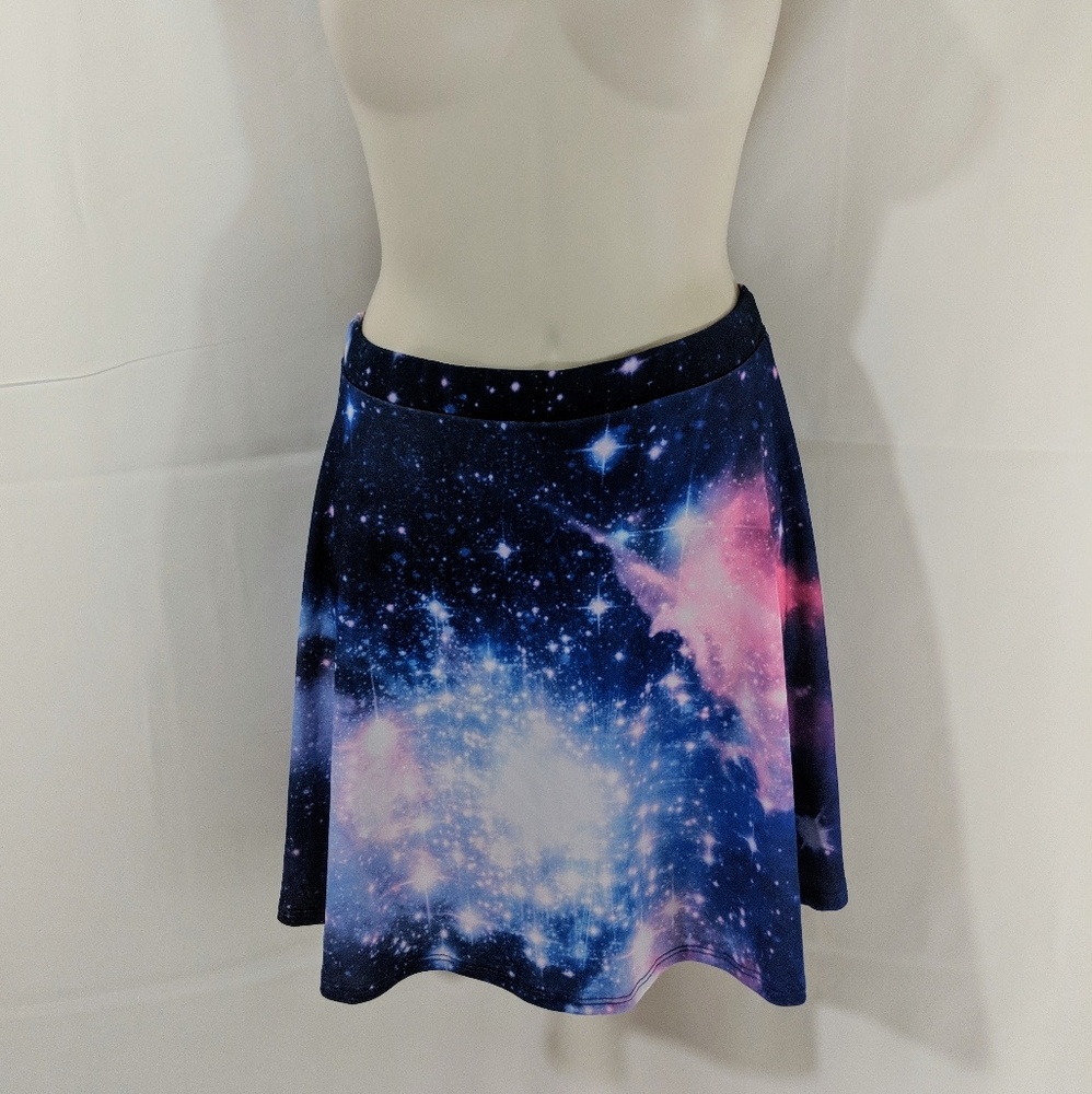 Galaxy skater skirt - Large